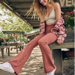 Offline Real Me High Waisted Crossover Flare Legging from American Eagle